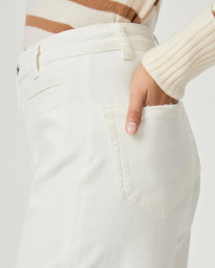 PAIGE Wide Leg Women Harper Ankle Wide Leg Jean 8211 Tonal Ecru Distressed PAIGE Wide Leg Women Harper Ankle Wide Leg Jean 8211 Tonal Ecru Distressed