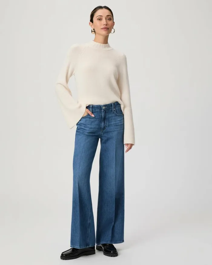PAIGE Wide Leg Women Zoey 31 Inch Wide Leg Jean 8211 Brentley