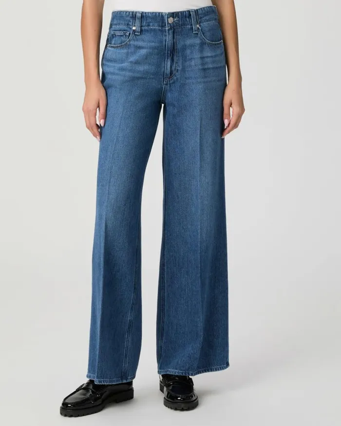 PAIGE Wide Leg Women Zoey 31 Inch Wide Leg Jean 8211 Brentley PAIGE Wide Leg Women Zoey 31 Inch Wide Leg Jean 8211 Brentley