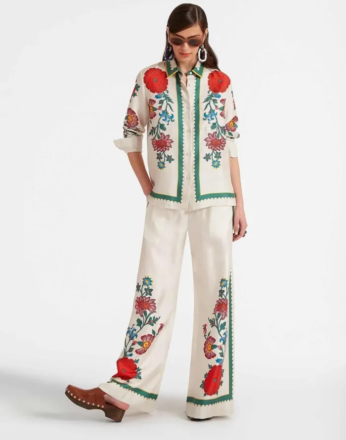 Palazzo Pants Dragonflower Place Multicolor Women La Double J Shorts and Pants