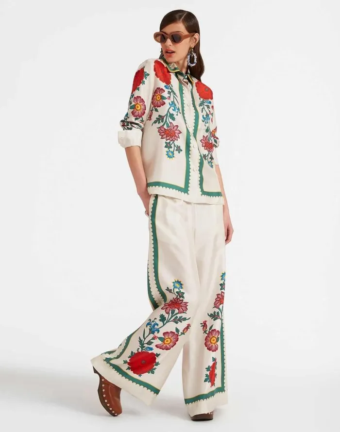 Palazzo Pants Dragonflower Place Multicolor Women La Double J Shorts and Pants