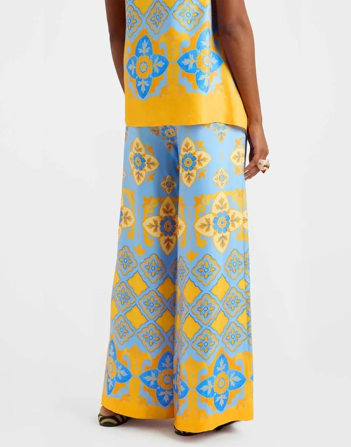 Palazzo Pants Partenope Light Blue Women La Double J Shorts and Pants Palazzo Pants Partenope Light Blue Women La Double J Shorts and Pants