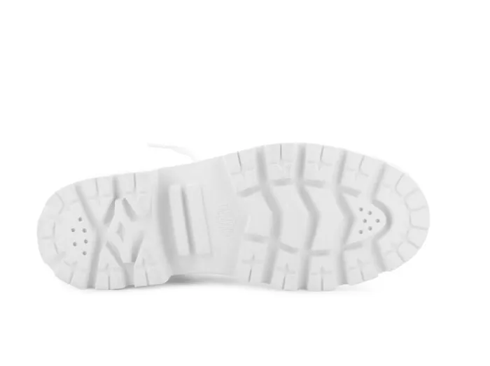 PALLADIUM PALLABASE LEATHER Whiteblack Women Boots