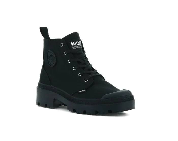 PALLADIUM PALLABASE TWILL Blackblack Women Boots PALLADIUM PALLABASE TWILL Blackblack Women Boots