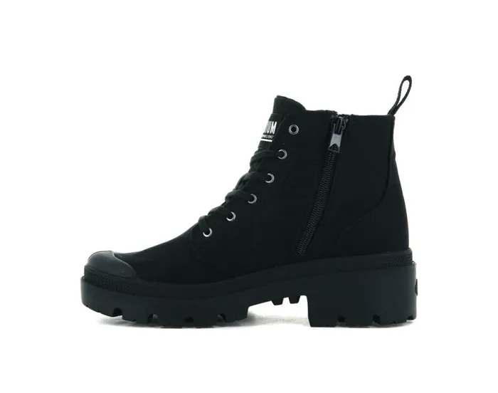 PALLADIUM PALLABASE TWILL Blackblack Women Boots PALLADIUM PALLABASE TWILL Blackblack Women Boots