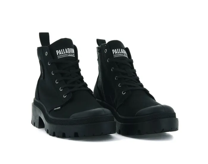 PALLADIUM PALLABASE TWILL Blackblack Women Boots PALLADIUM PALLABASE TWILL Blackblack Women Boots