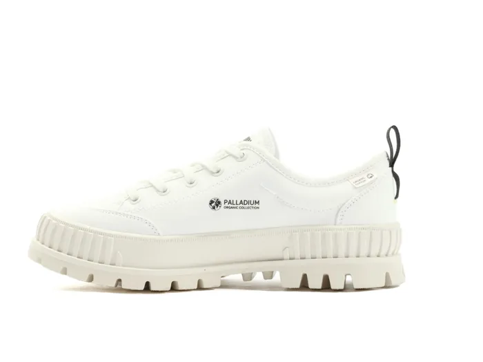 PALLADIUM PALLASHOCK LO ORGANIC 2 Star White Men Sneakers PALLADIUM PALLASHOCK LO ORGANIC 2 Star White Men Sneakers