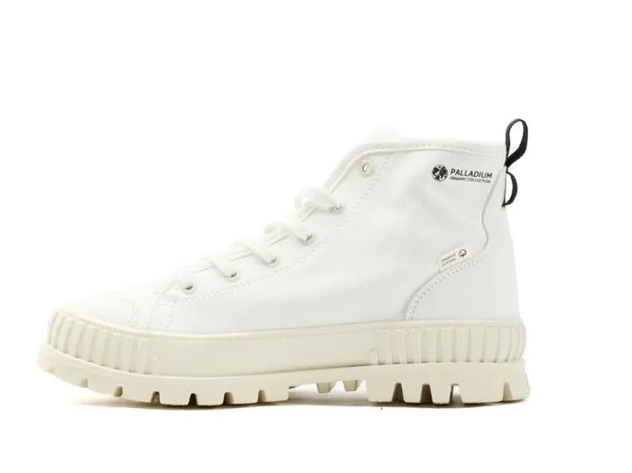 PALLADIUM PALLASHOCK ORGANIC 2 Star White Men Sneakers PALLADIUM PALLASHOCK ORGANIC 2 Star White Men Sneakers