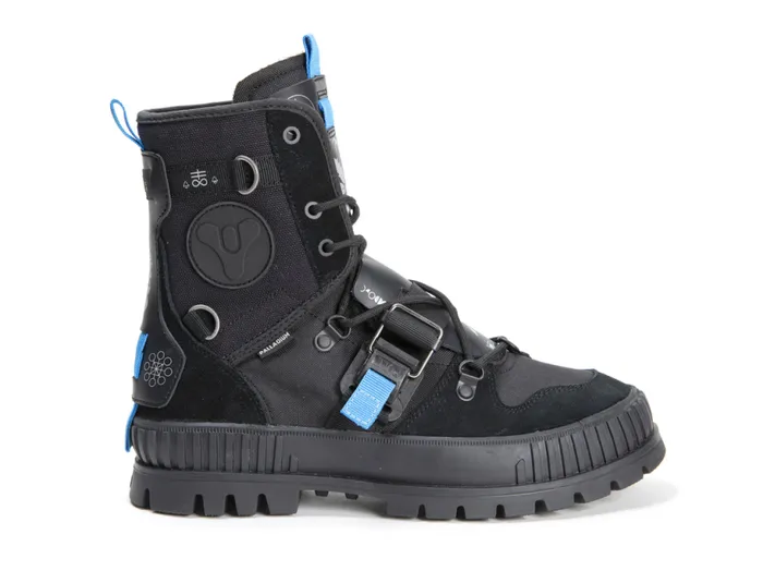 PALLADIUM PALLASHOCK X DESTINY Black Kids Boots