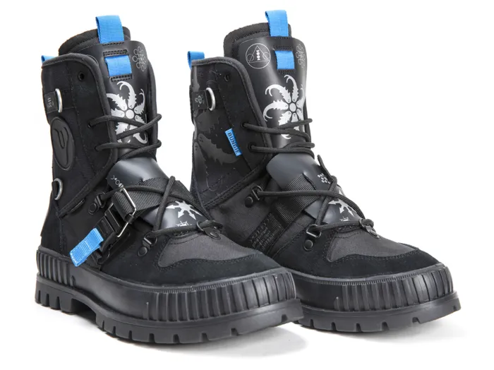 PALLADIUM PALLASHOCK X DESTINY Black Kids Boots PALLADIUM PALLASHOCK X DESTINY Black Kids Boots