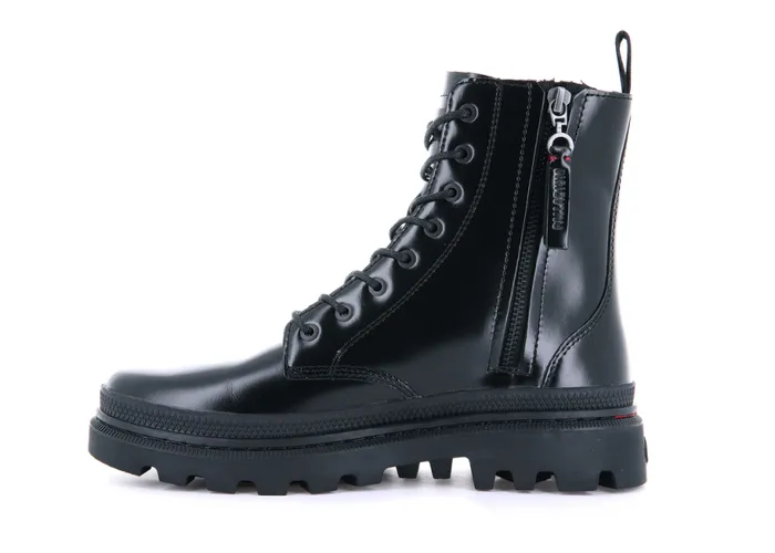 PALLADIUM PALLATROOPER OFF1 Blackblack Kids Boots