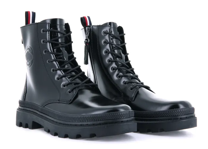 PALLADIUM PALLATROOPER OFF1 Blackblack Kids Boots