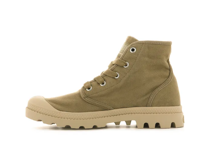 PALLADIUM PAMPA HI Olive Women Boots PALLADIUM PAMPA HI Olive Women Boots