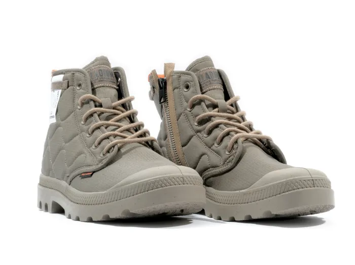 PALLADIUM PAMPA REQUILTED Military Olive Men Boots PALLADIUM PAMPA REQUILTED Military Olive Men Boots