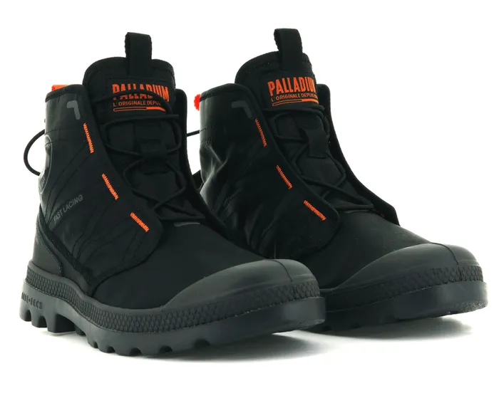 PALLADIUM PAMPA TRAVEL LITE Blackblack Women Boots PALLADIUM PAMPA TRAVEL LITE Blackblack Women Boots