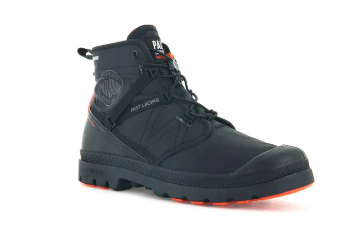 PALLADIUM PAMPA TRAVEL LITE WATERPROOF Blackblack Kids Boots PALLADIUM PAMPA TRAVEL LITE WATERPROOF Blackblack Kids Boots