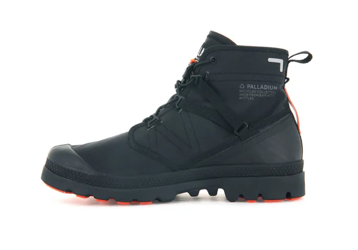 PALLADIUM PAMPA TRAVEL LITE WATERPROOF Blackblack Kids Boots PALLADIUM PAMPA TRAVEL LITE WATERPROOF Blackblack Kids Boots