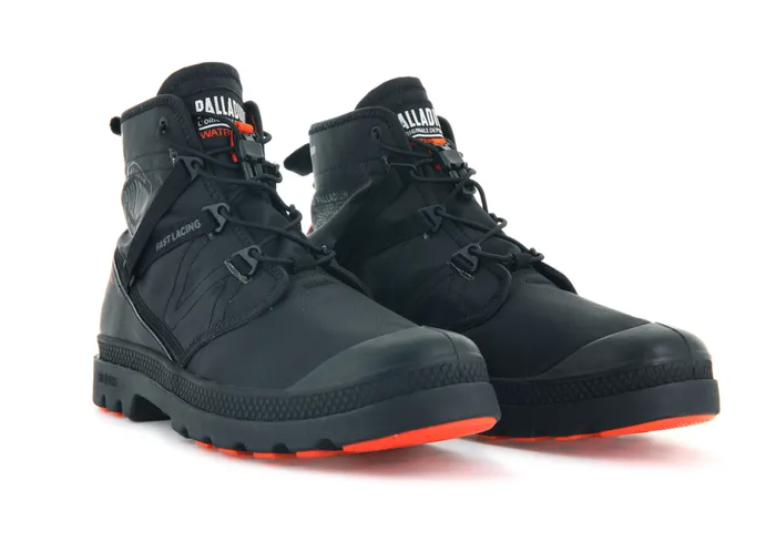 PALLADIUM PAMPA TRAVEL LITE WATERPROOF Blackblack Kids Boots PALLADIUM PAMPA TRAVEL LITE WATERPROOF Blackblack Kids Boots