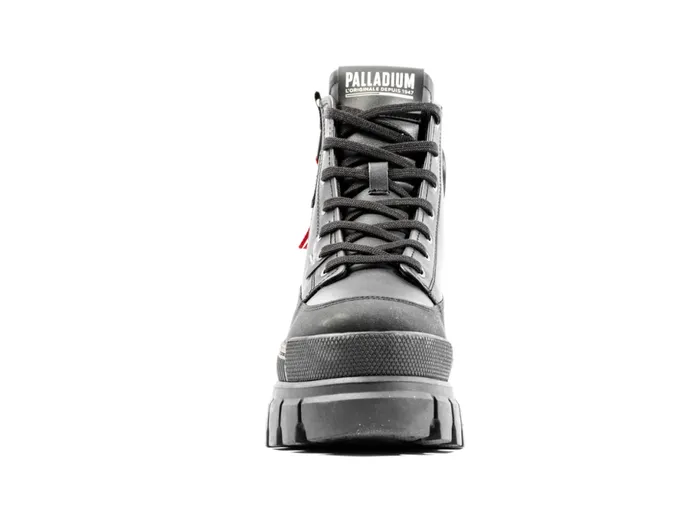 PALLADIUM REVOLT BOOT ZIP LEATHER Blackblack Women Boots PALLADIUM REVOLT BOOT ZIP LEATHER Blackblack Women Boots