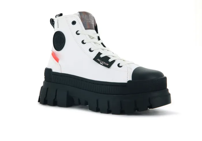 PALLADIUM REVOLT HI TX Star White Women Boots PALLADIUM REVOLT HI TX Star White Women Boots