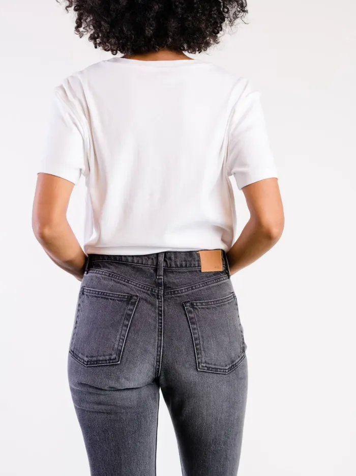 Pants Able Women Becky Straight Leg Jean Grey Wash