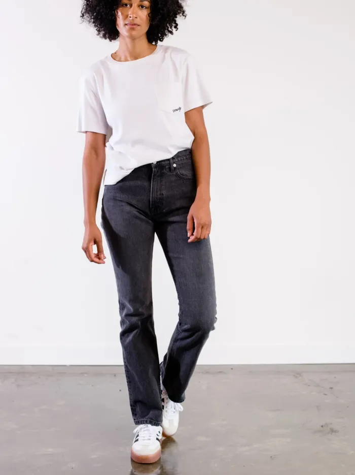 Pants Able Women Becky Straight Leg Jean Grey Wash