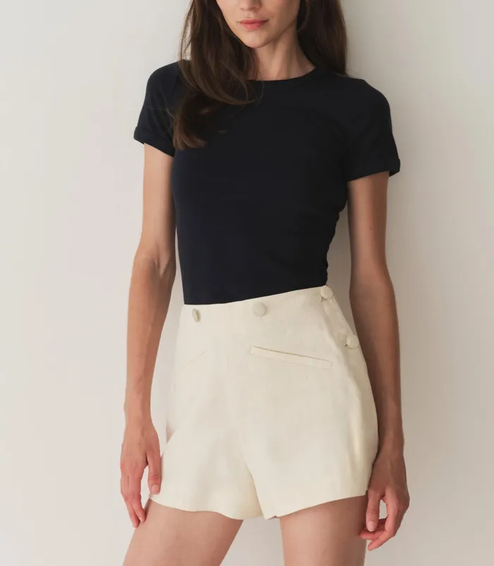 Pants and Shorts Women DEN Bernice Short Magnolia Pants and Shorts Women DEN Bernice Short Magnolia