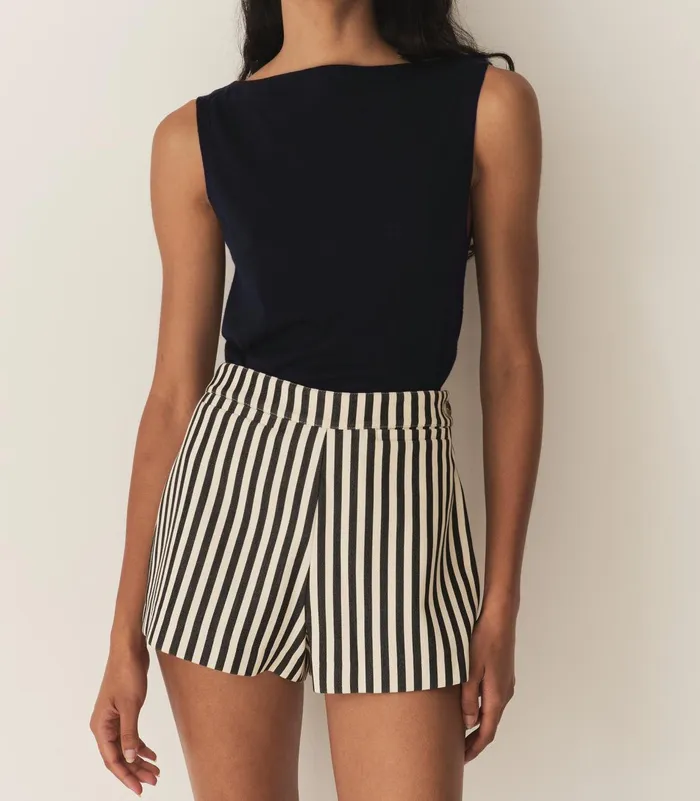 Pants and Shorts Women DEN Thora Short Lisbon Stripe Pants and Shorts Women DEN Thora Short Lisbon Stripe