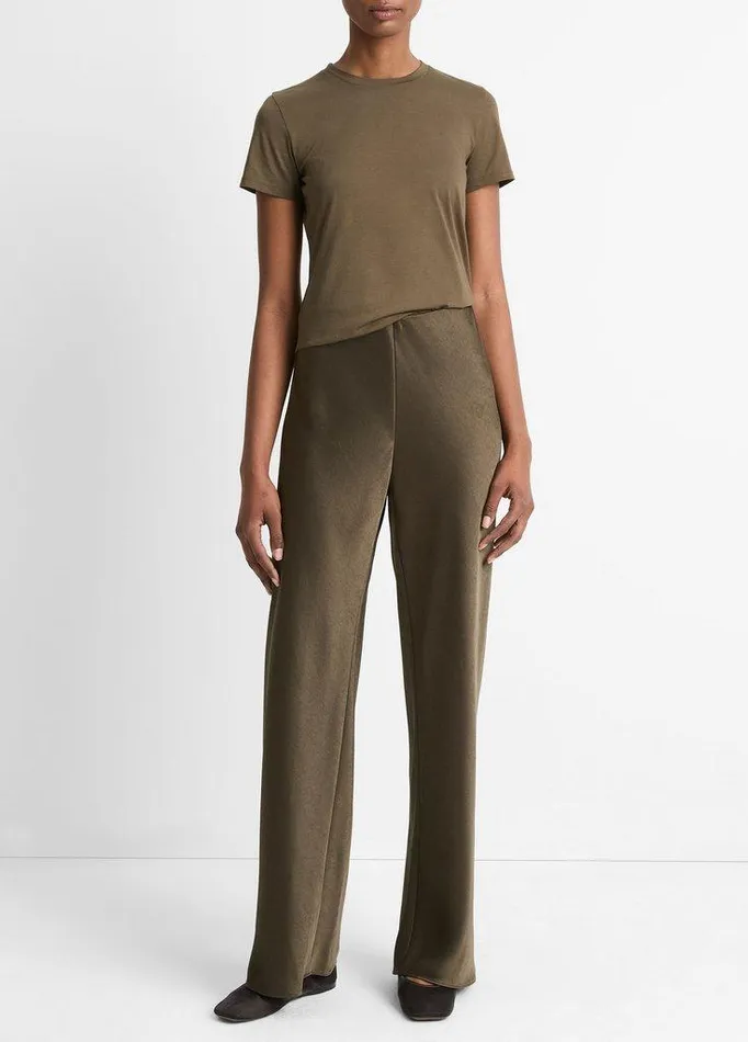 Pants and Shorts Women Vince Fluid Satin Bias Pant Vine
