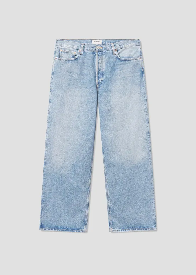 Pants Men Agolde Low Slung Baggy In Libertine