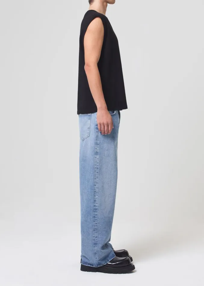 Pants Men Agolde Low Slung Baggy In Libertine