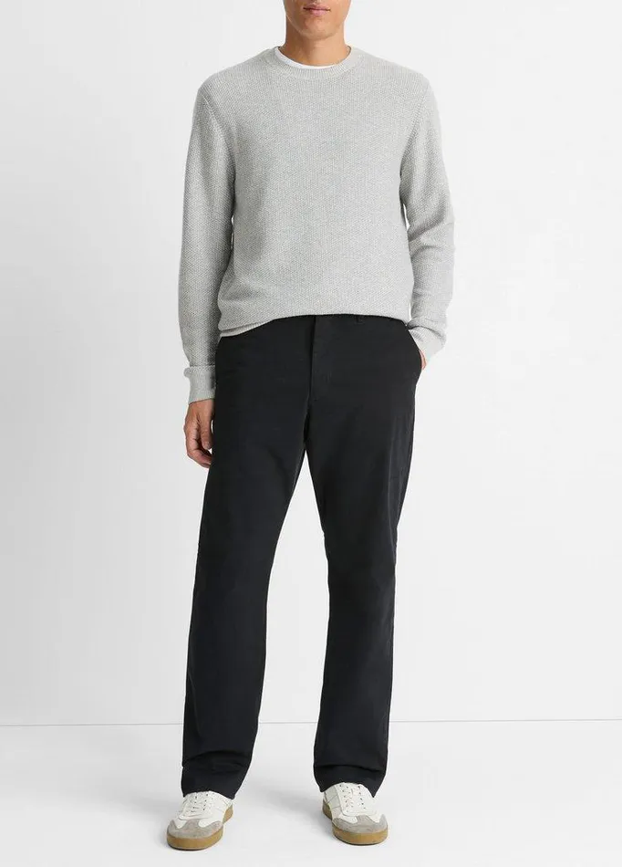 Pants Men Vince Louie Relaxed StretchCotton Pant Black