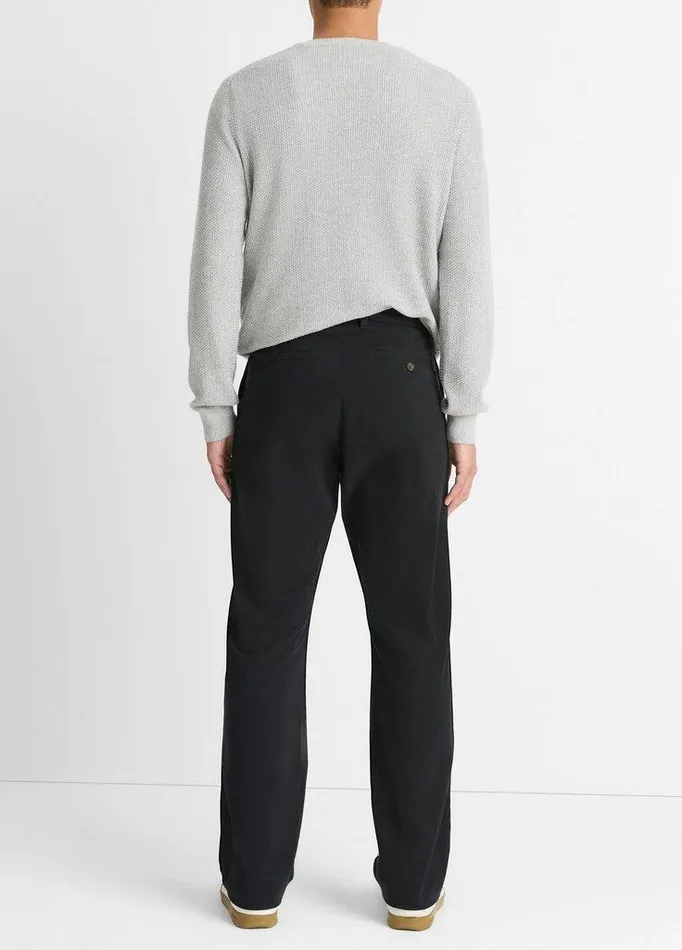 Pants Men Vince Louie Relaxed StretchCotton Pant Black