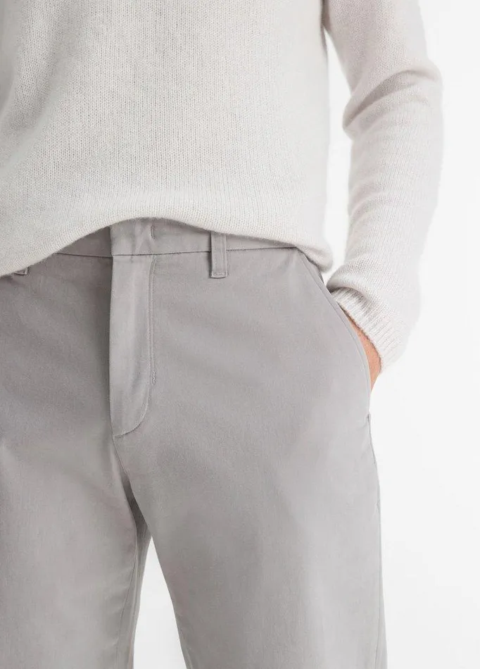 Pants Men Vince Owen Athletic StretchCotton Pant Pewter Pants Men Vince Owen Athletic StretchCotton Pant Pewter