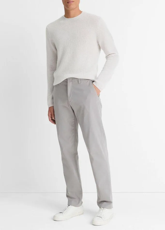 Pants Men Vince Owen Athletic StretchCotton Pant Pewter Pants Men Vince Owen Athletic StretchCotton Pant Pewter