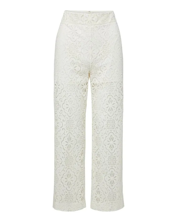 Pants Shop Veronica Beard Kehlani Lace Pant Offwhite