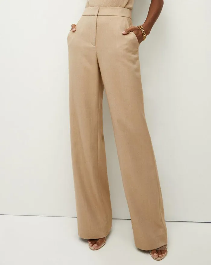 Pants Shop Veronica Beard Tonelli Pant Dark Camellight Camel