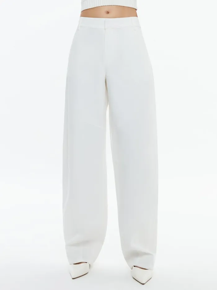 Pants Women Alice Olivia PORTER BALLOON TROUSER Camel