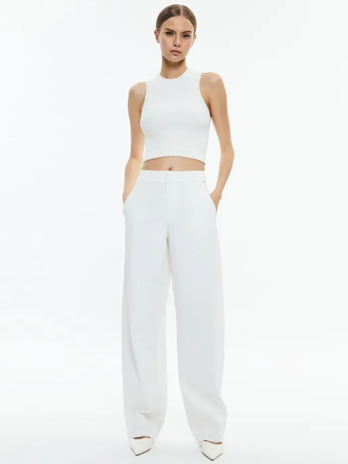 Pants Women Alice Olivia PORTER BALLOON TROUSER Camel