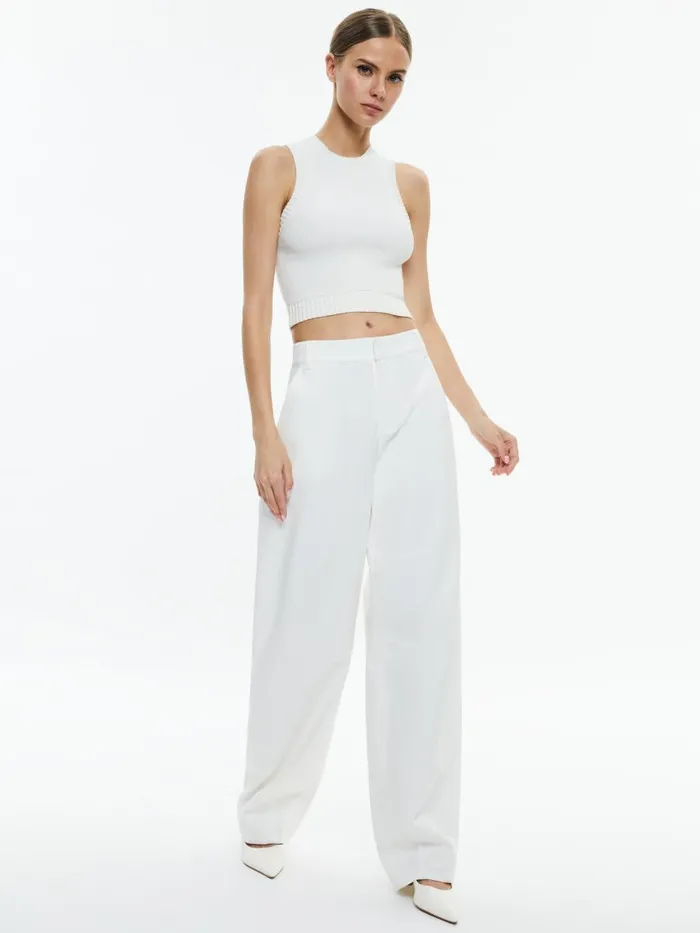 Pants Women Alice Olivia PORTER BALLOON TROUSER Camel