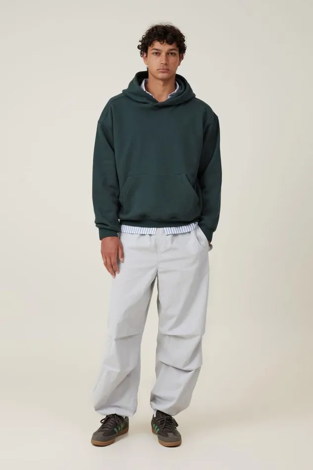 Parachute Field Pant Ice Grey Men Cotton On Pants