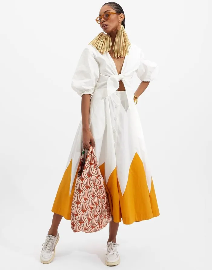 PeekABoo Dress Solid White Smoke Women La Double J Dresses