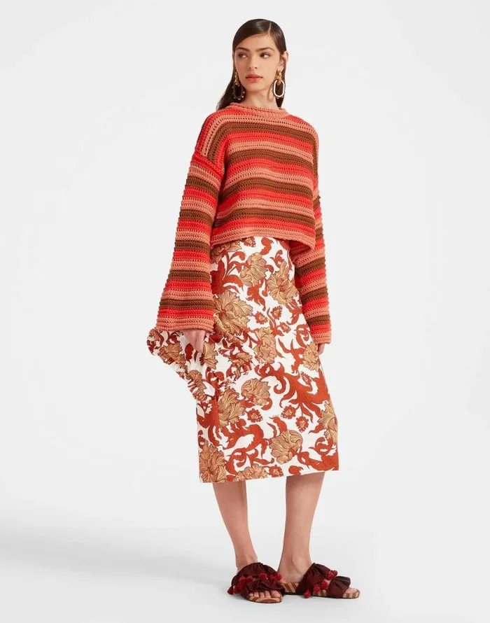 Pencil Skirt Reef White Women La Double J Skirts
