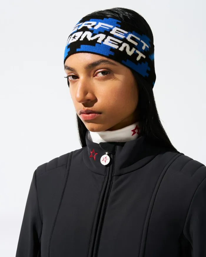 Perfect Moment Accessories Twisted Houndstooth Merino Wool Headband Indigo Twisted Houndstooth 8211 Women Perfect Moment Accessories Twisted Houndstooth Merino Wool Headband Indigo Twisted Houndstooth 8211 Women