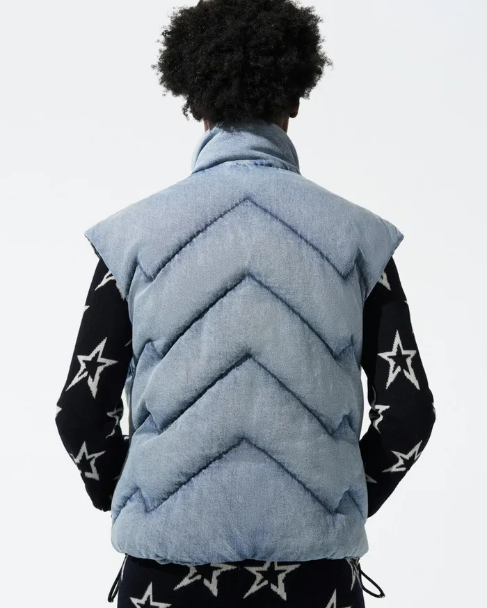 Perfect Moment Jackets Denim Vest Light Denim 8211 Women