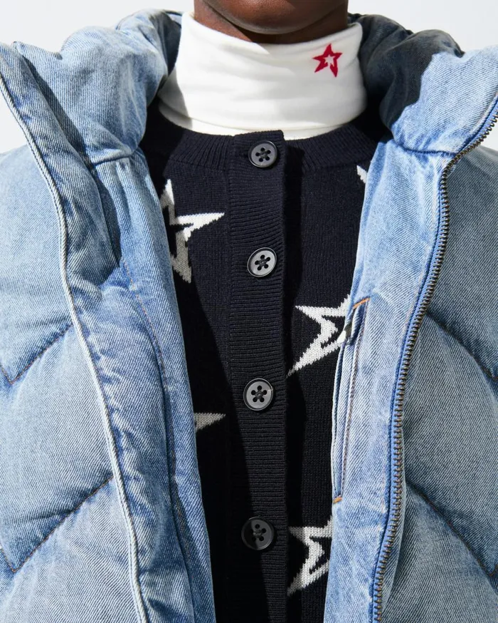 Perfect Moment Jackets Denim Vest Light Denim 8211 Women