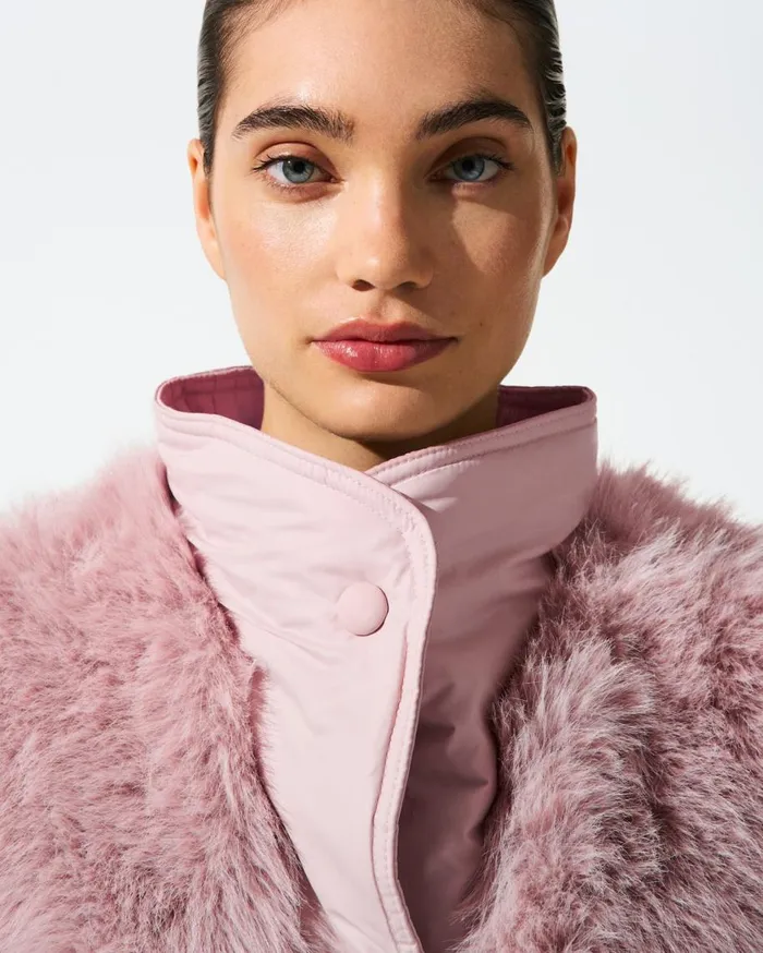Perfect Moment Jackets Faux Fur Coat Pink 8211 Women