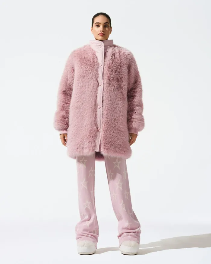 Perfect Moment Jackets Faux Fur Coat Pink 8211 Women