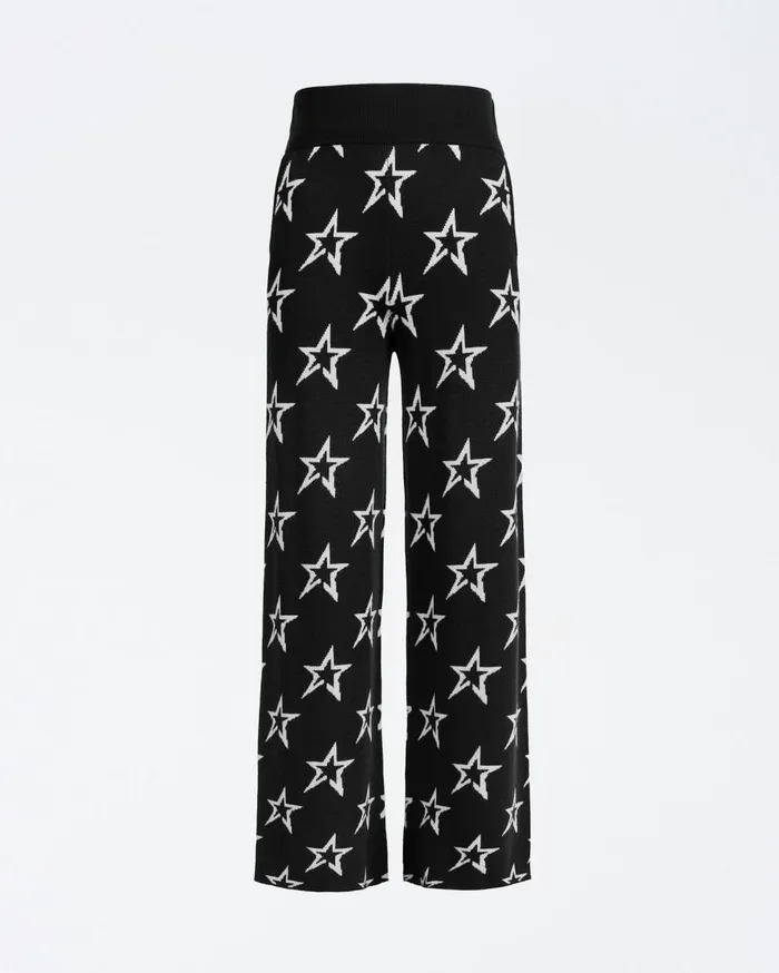 Perfect Moment Knitwear Chalet Merino Wool Knitted Pant Navy 8211 Women