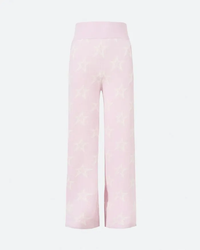Perfect Moment Knitwear Chalet Merino Wool Knitted Pant Pink 8211 Women